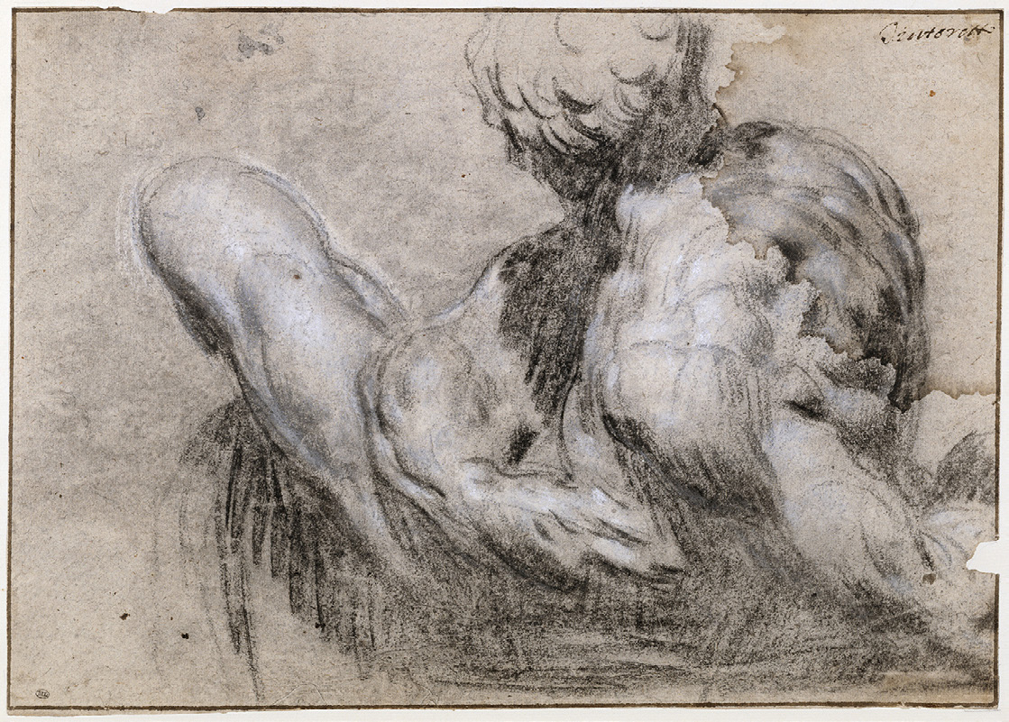 Tintoret, Étude d’après un moulage de la sculpture de Michel-Ange dite « Le Jour », Paris, Musée du Louvre