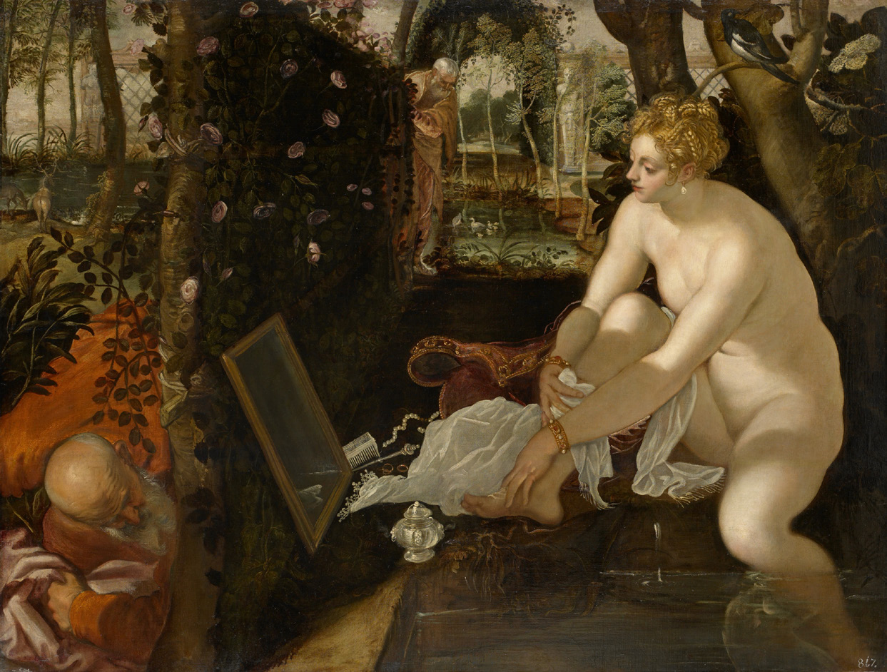Tintoret, Suzanne et les vieillards, vers 1555-1556, Vienne, Kunsthistorisches Museum
